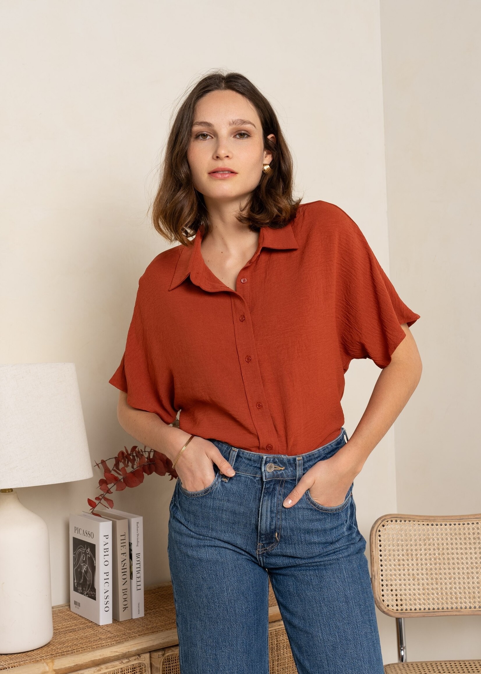 JADA TOP TERRACOTA one size