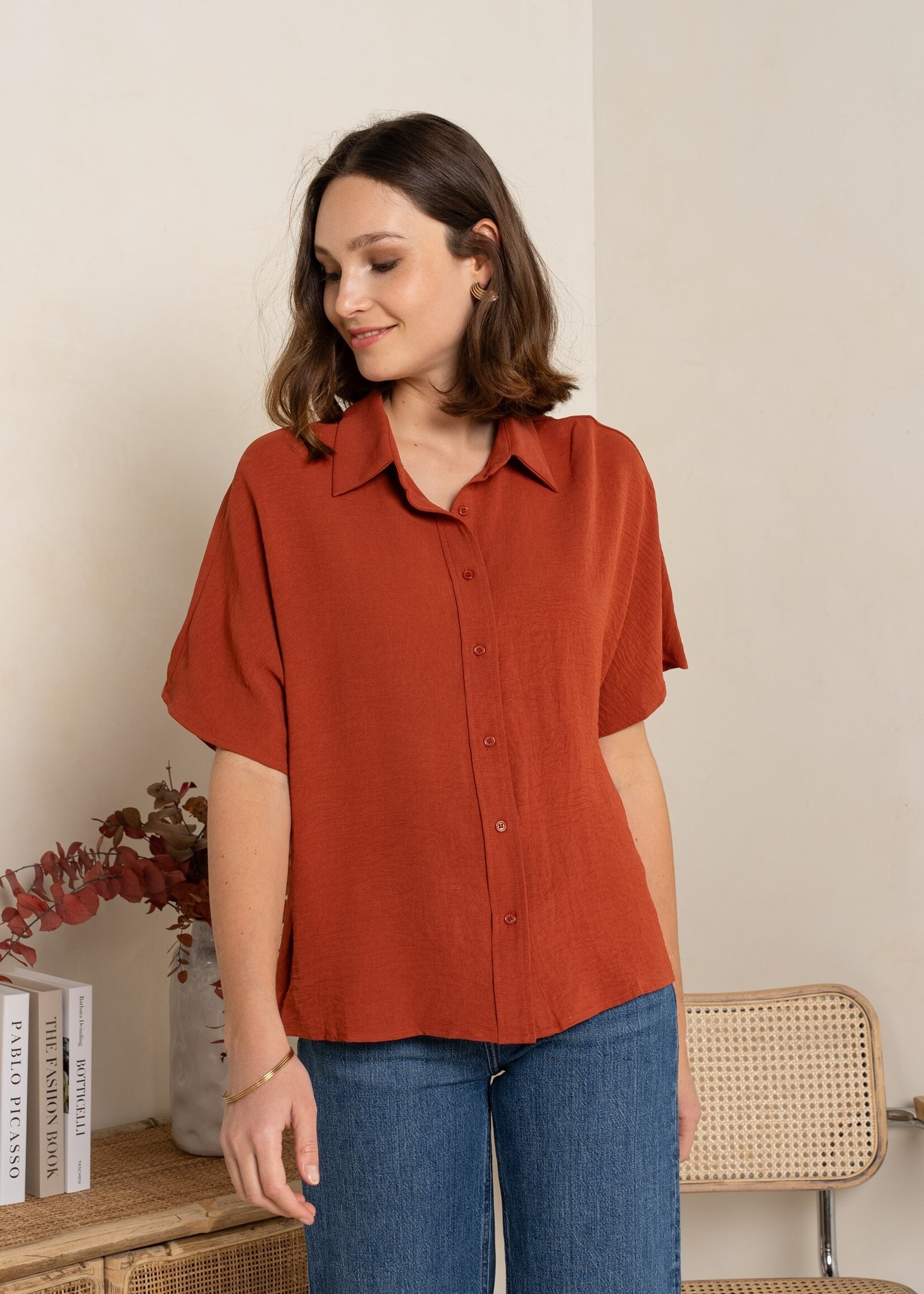 JADA TOP TERRACOTA one size