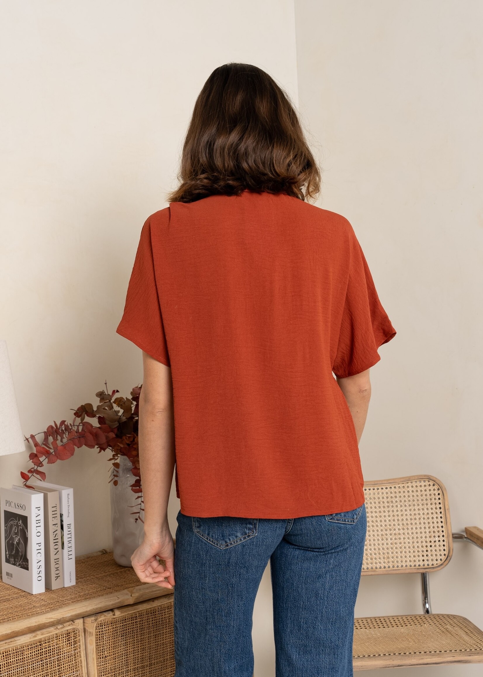 JADA TOP TERRACOTA one size