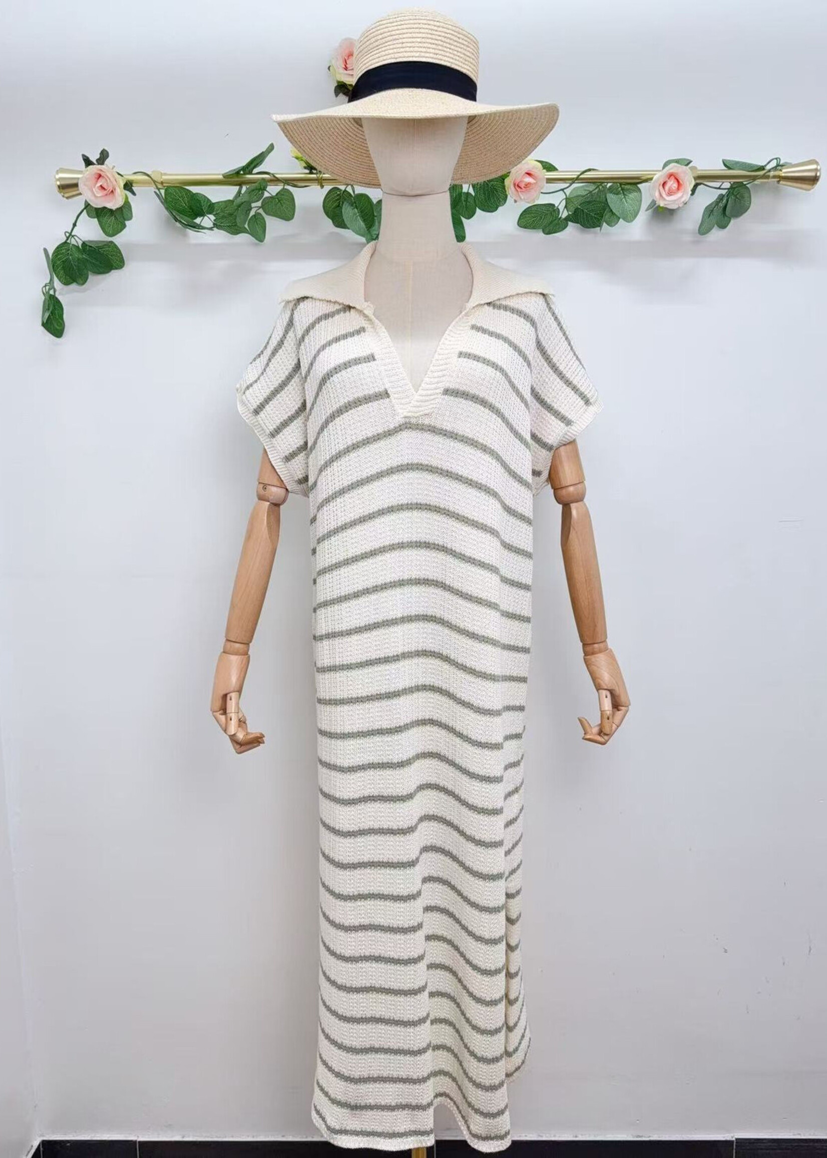 LOUISE DRESS KAKI one size