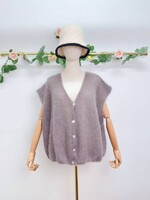 MAROON MOHAIR KNIT One size