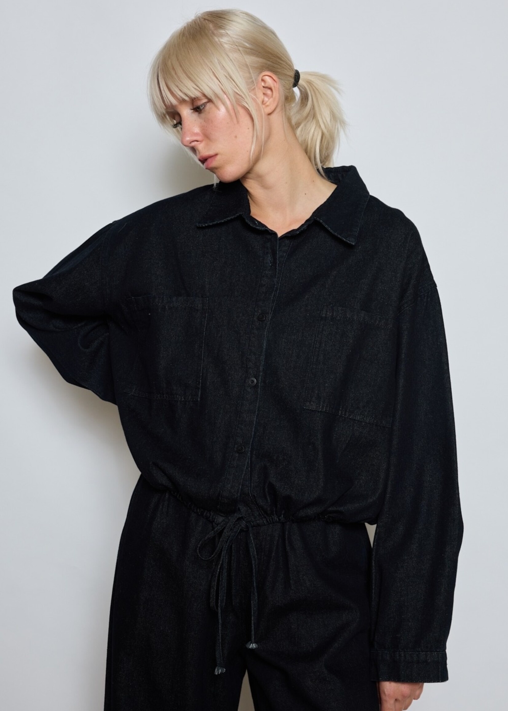 DARK DENIM TOP one size