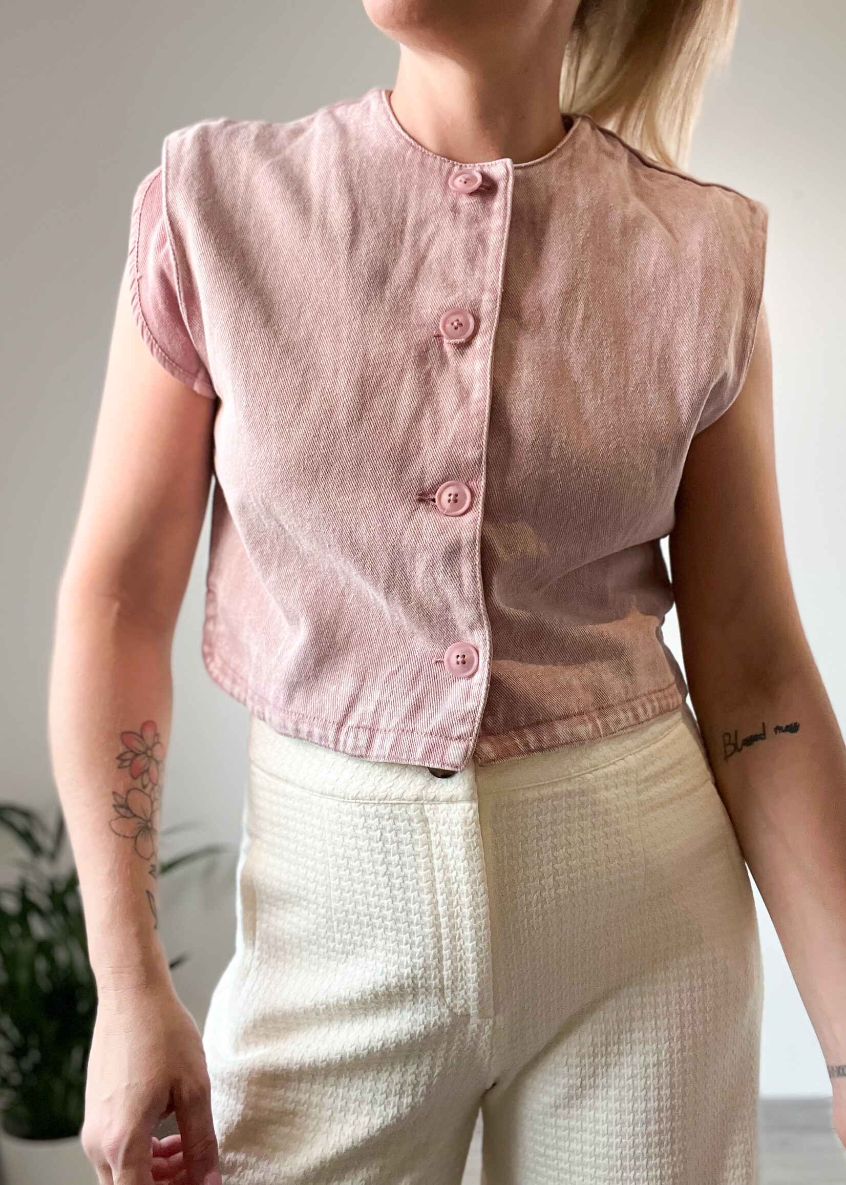 SOFT PINK GILET