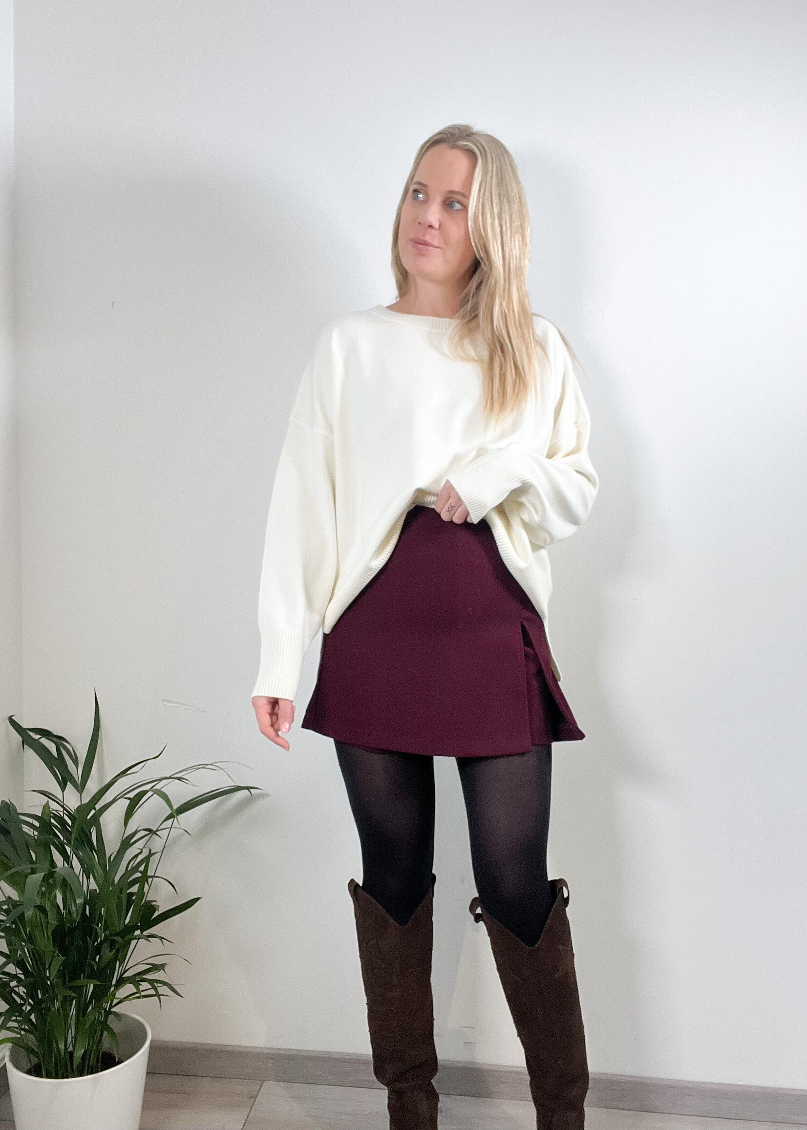 ECRU SARAH PULL one size