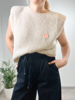 BEIGE KNIT TOP  one size
