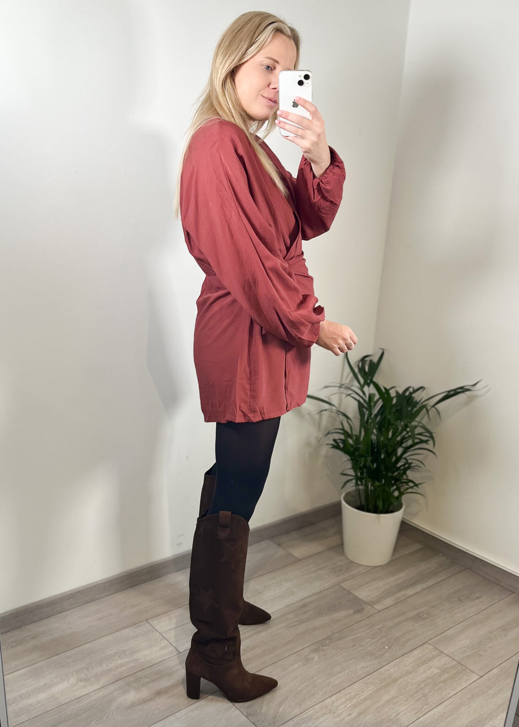 ANA RED COMBIDRESS