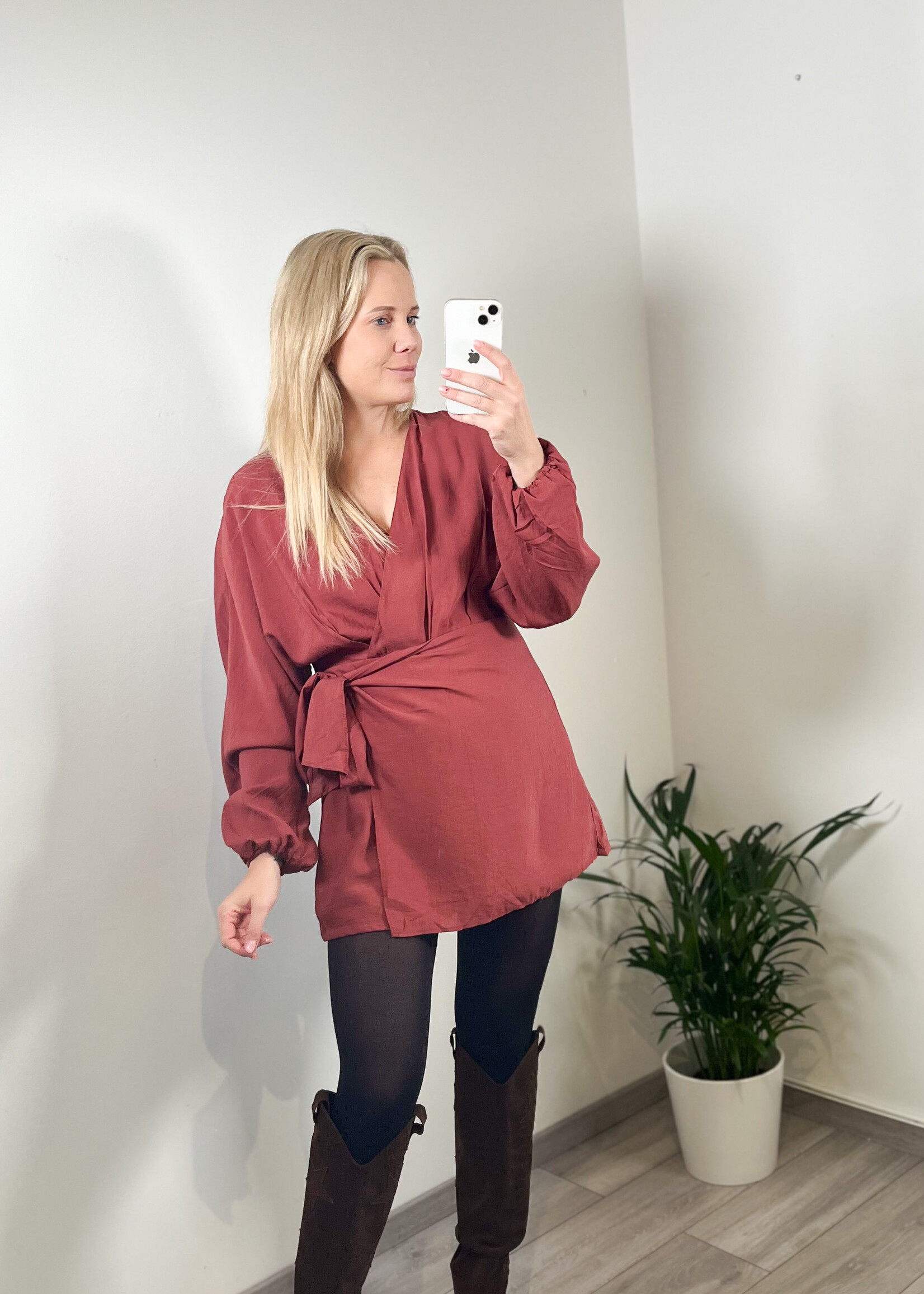 ANA RED COMBIDRESS