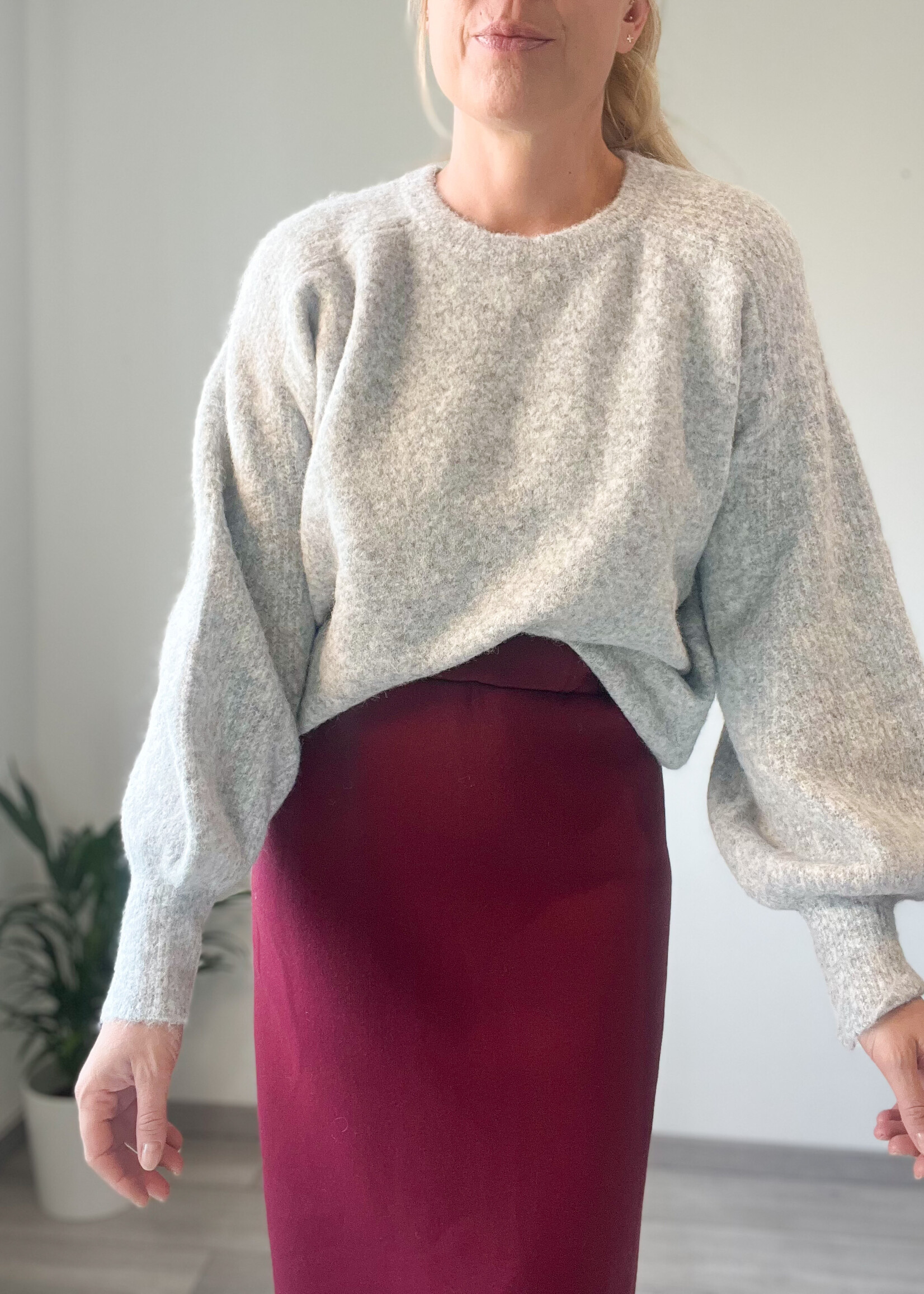 GREYTAUPE PAULIE KNIT one size