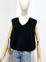 BLACK DEBARDEUR one size