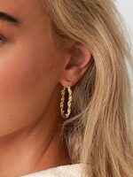 SPARKLE TWISTED HOOPS