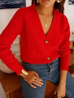 RED JOANNA PULL one size