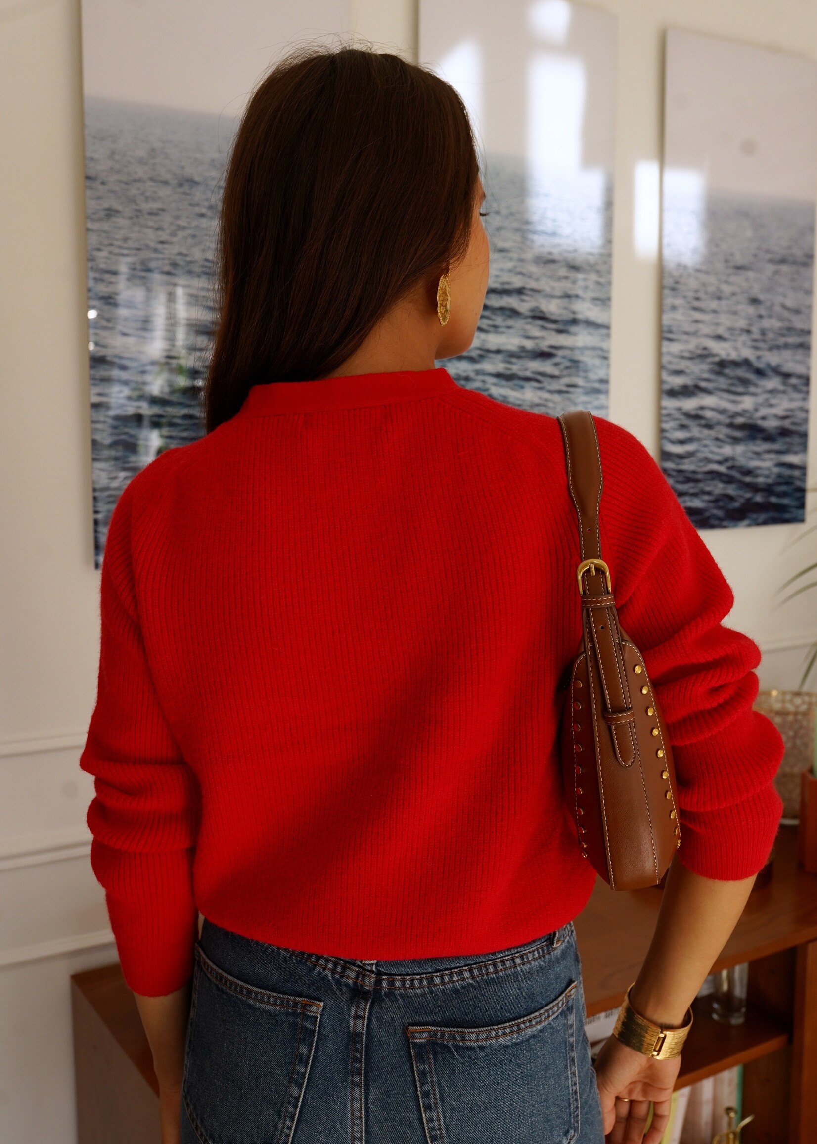 RED JOANNA PULL one size