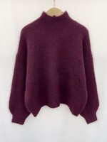 BURGUNDY  ANNA KNIT one size