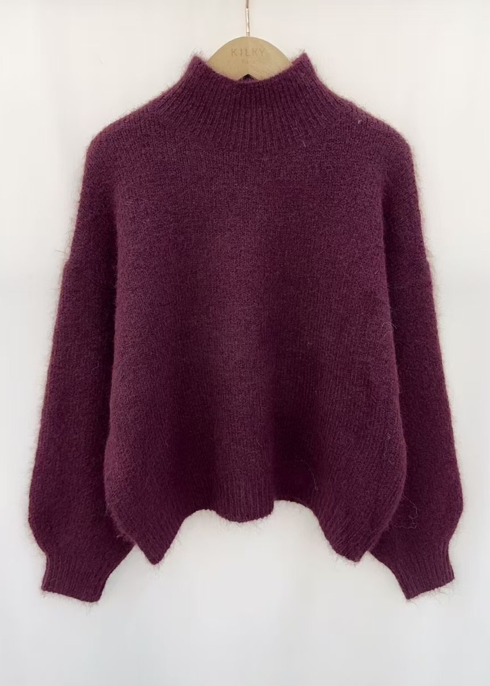 BURGUNDY  ANNA KNIT one size