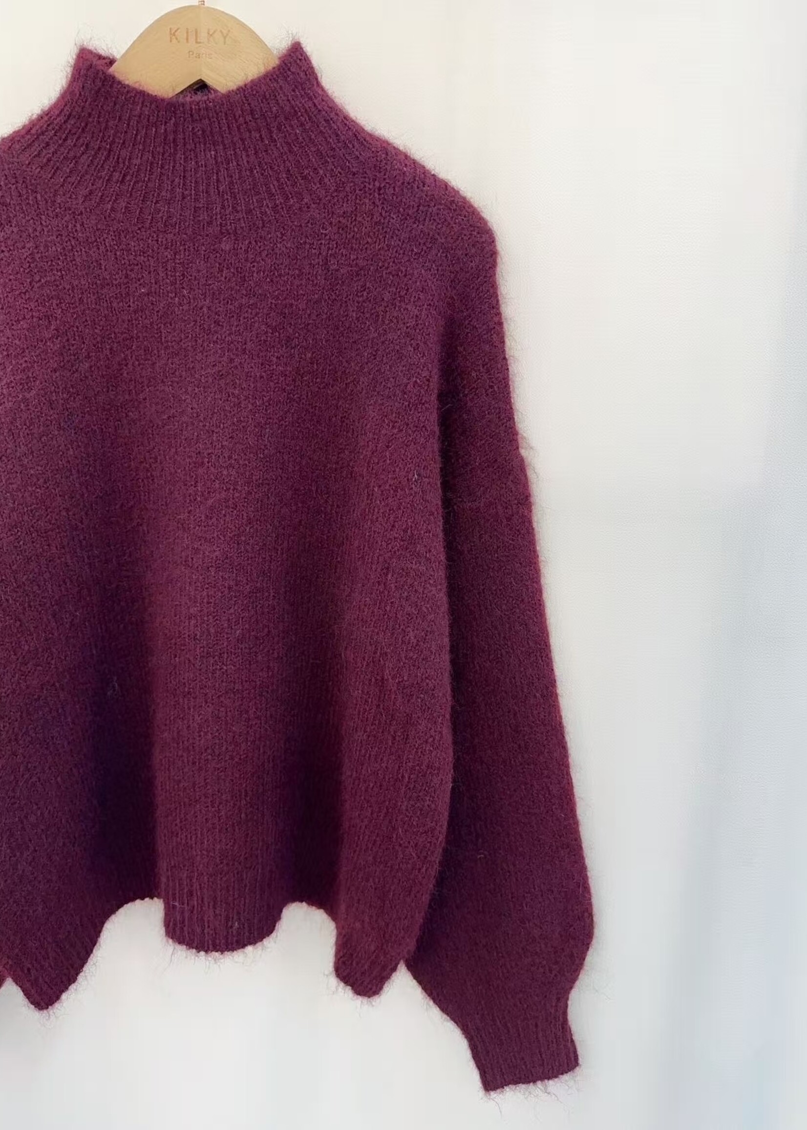 BURGUNDY  ANNA KNIT one size