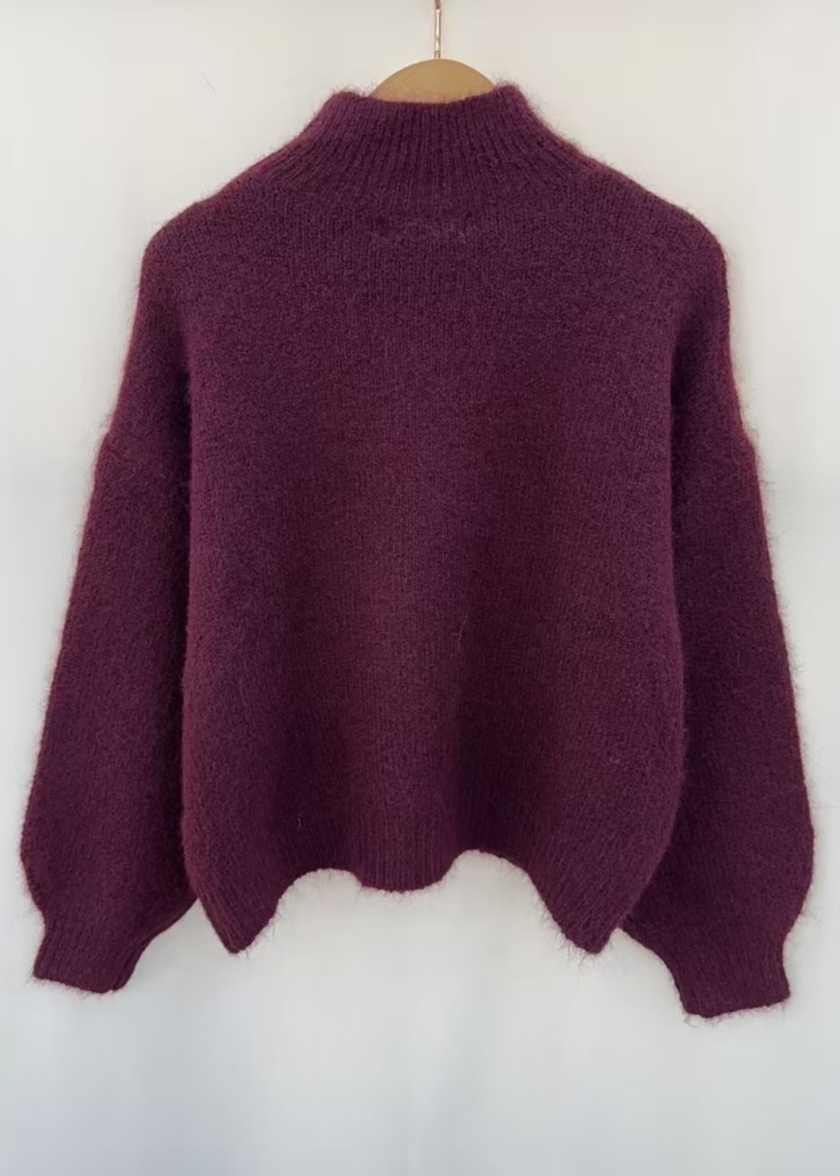BURGUNDY  ANNA KNIT one size