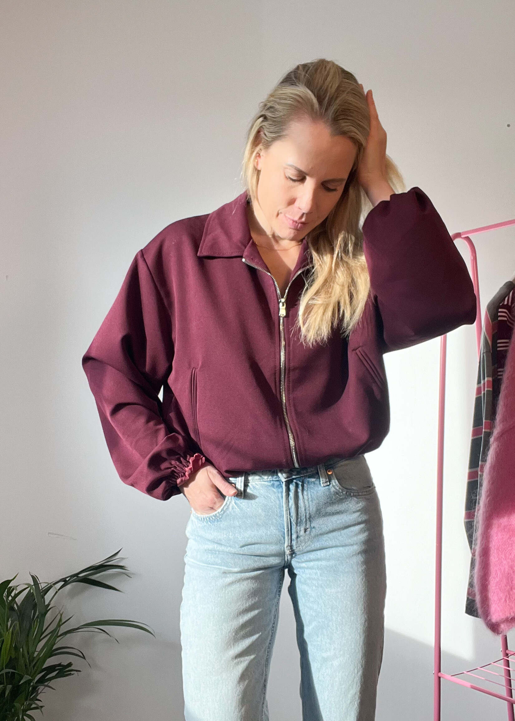 BURGUNDY BOMBER