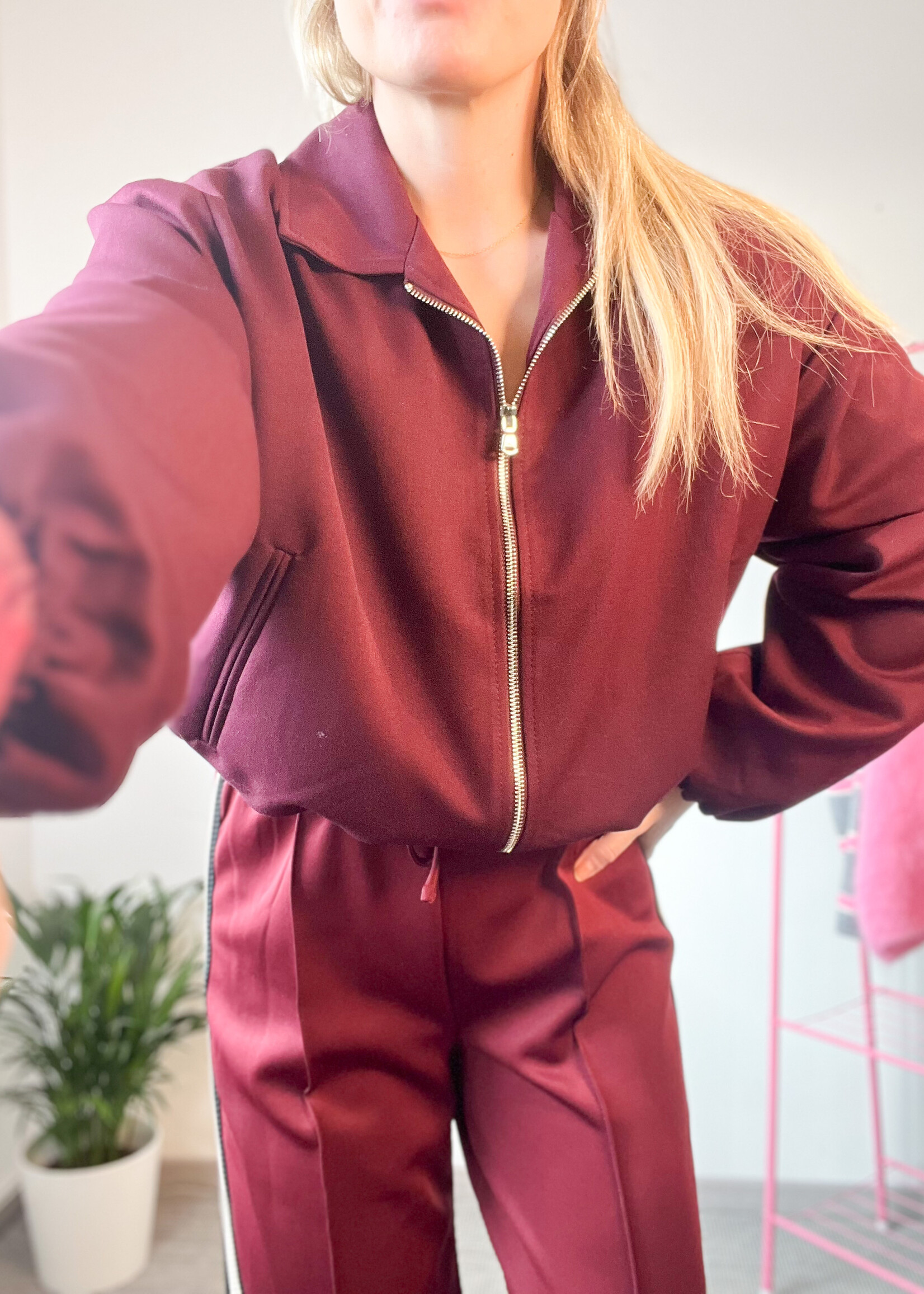 BURGUNDY BOMBER