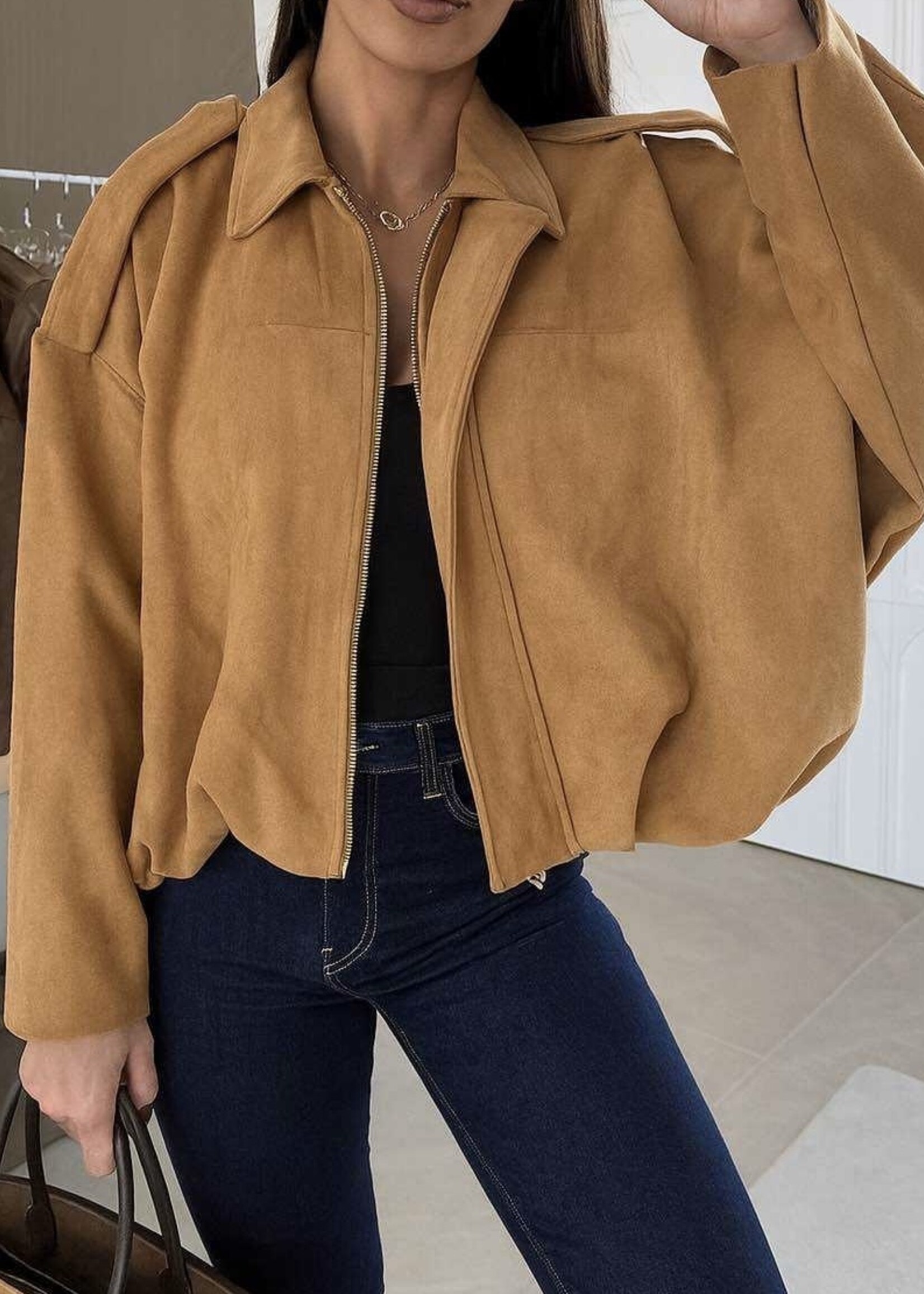 ESTEE JACKET CAMEL one size