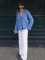 YANNIE CARDIGAN BLUE one size