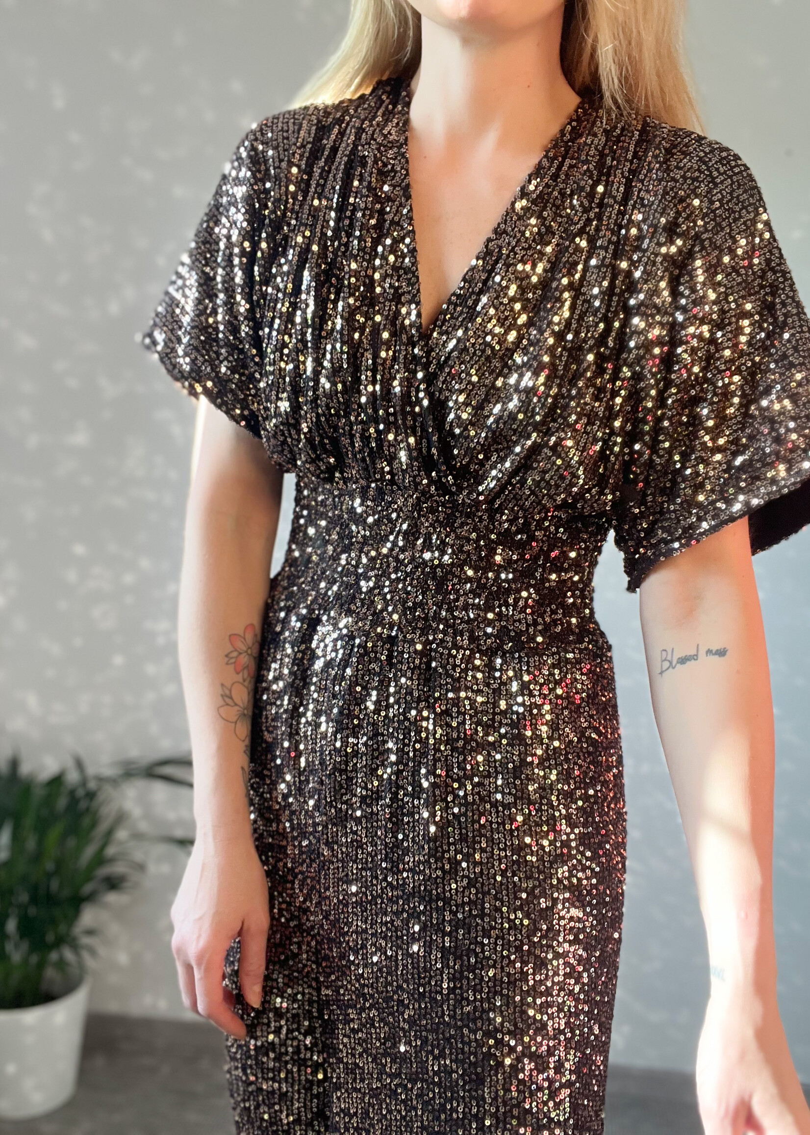GLITTER IT UP JUMPSUIT one size