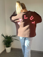 SALUT SWEATER CHOCOLAT one size
