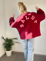 SALUT SWEATER BURGUNDY one size