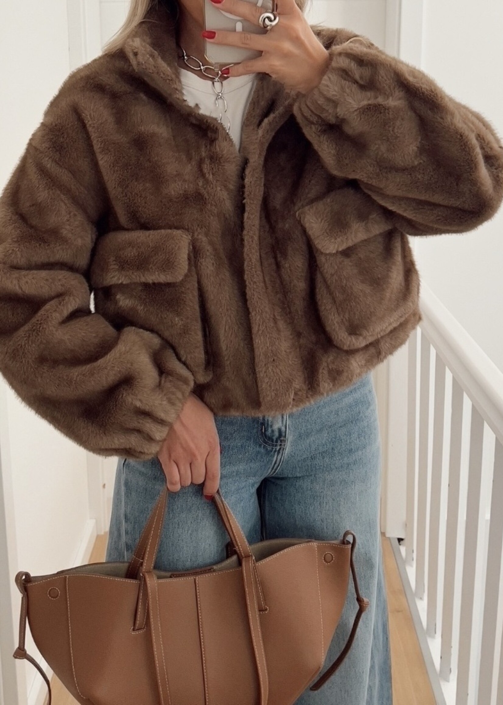 FAUX FUR JACKET