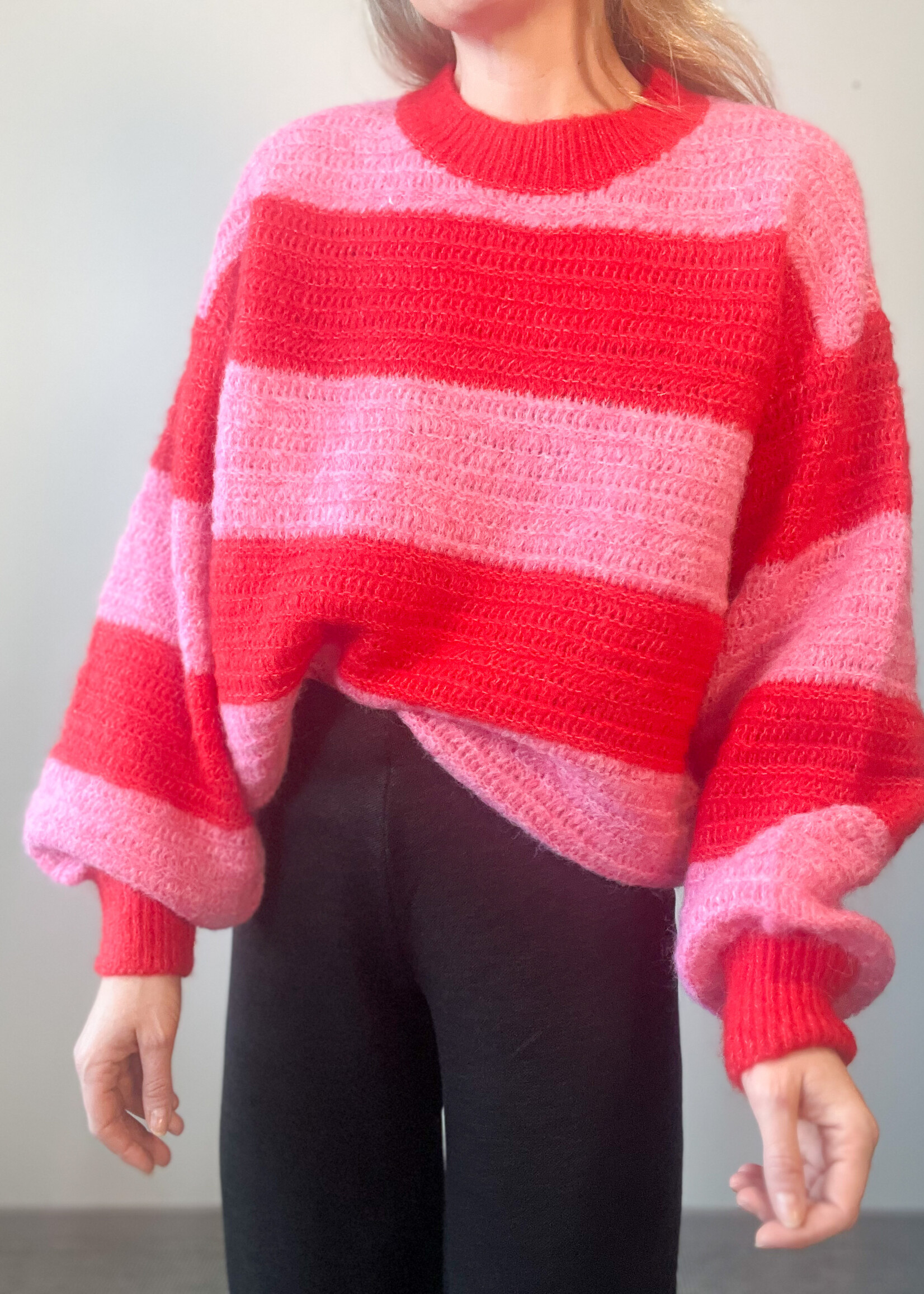 PINK INEZ KNIT One size