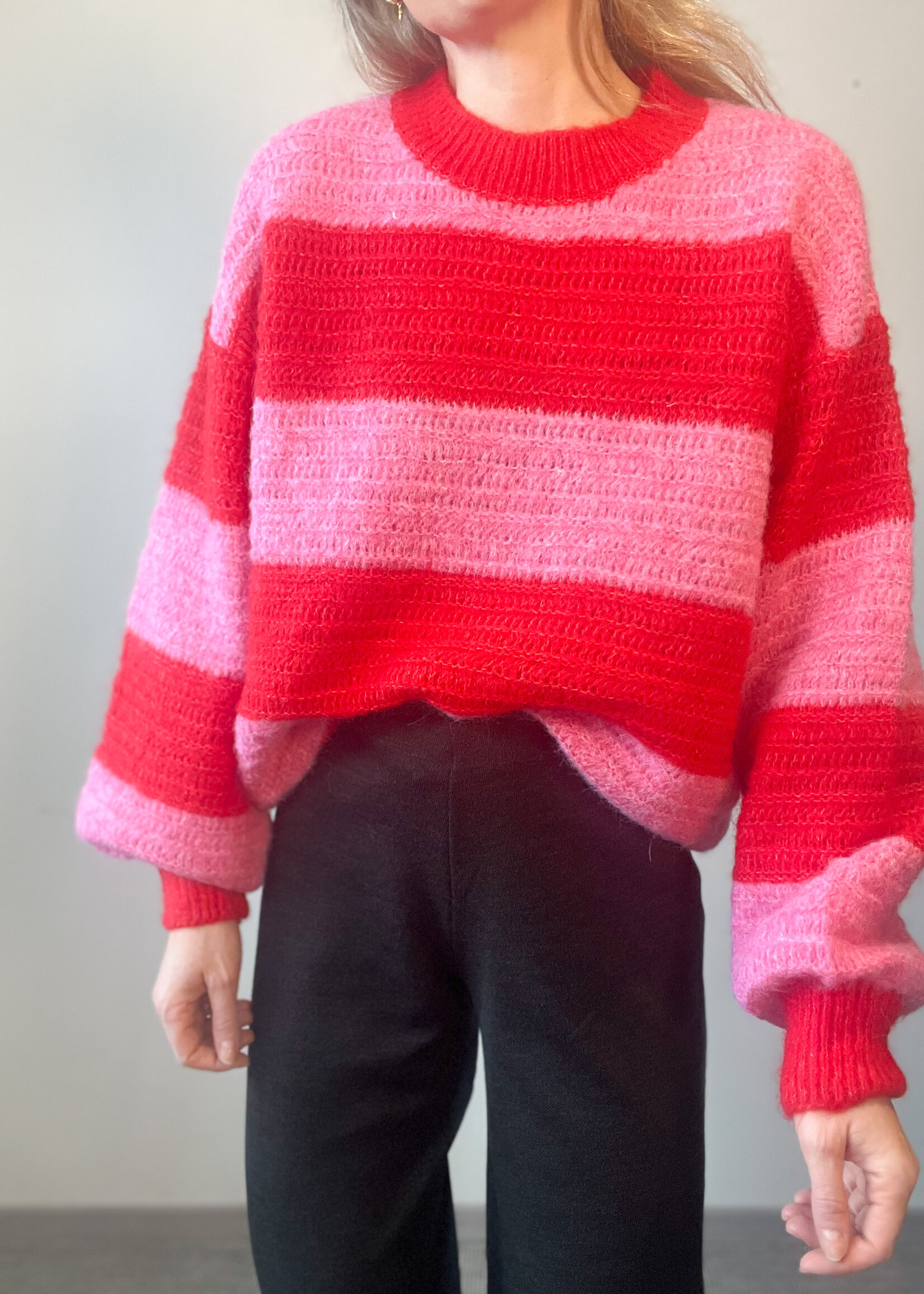PINK INEZ KNIT One size
