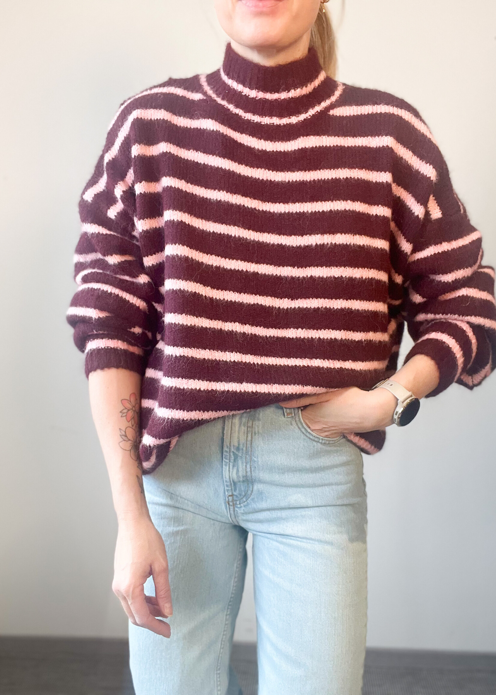 BURGUNDY MARA KNIT