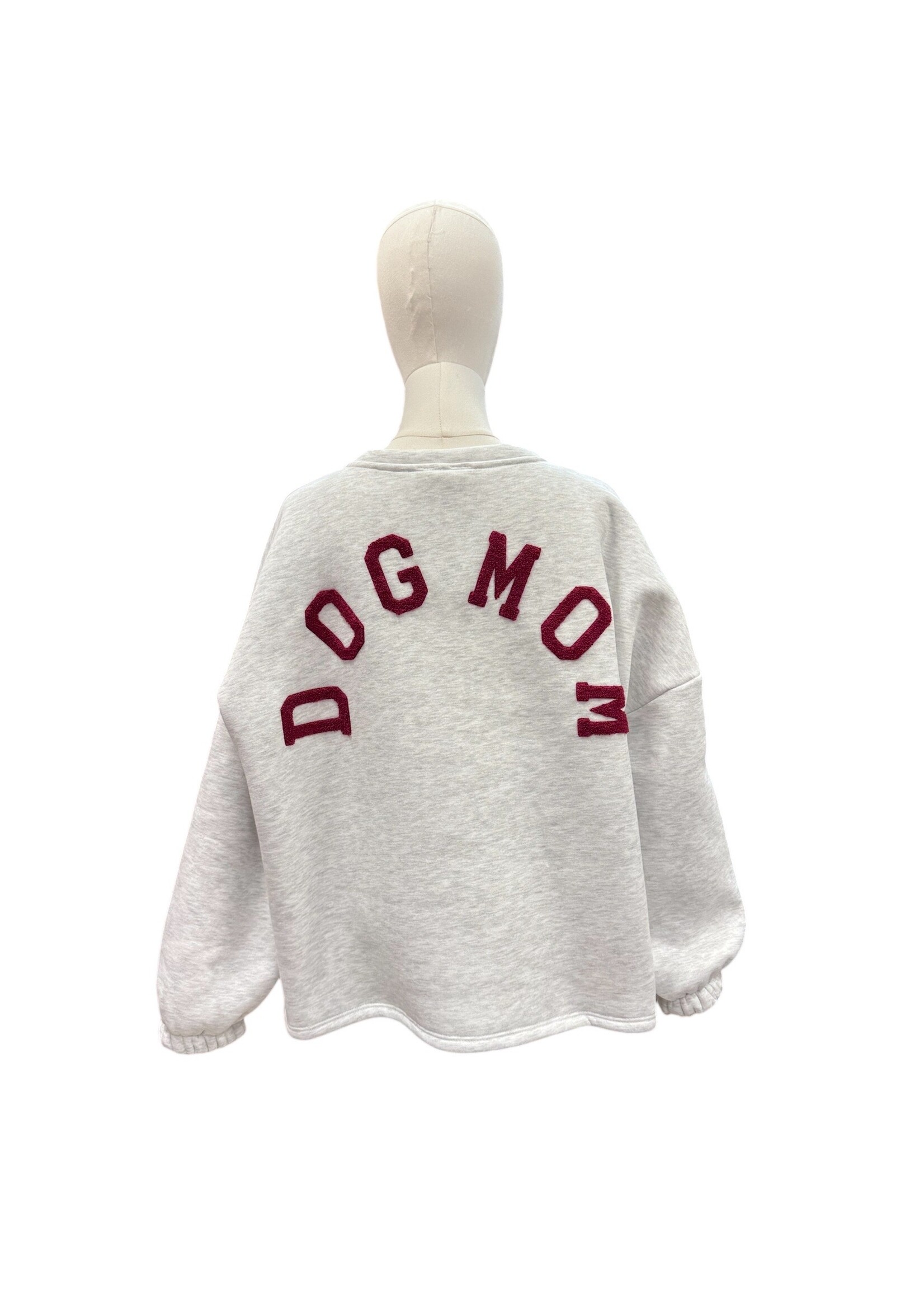 DOG MOM JUMPER burgundy one size
