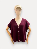 BURGUNDY SUE KNIT one size