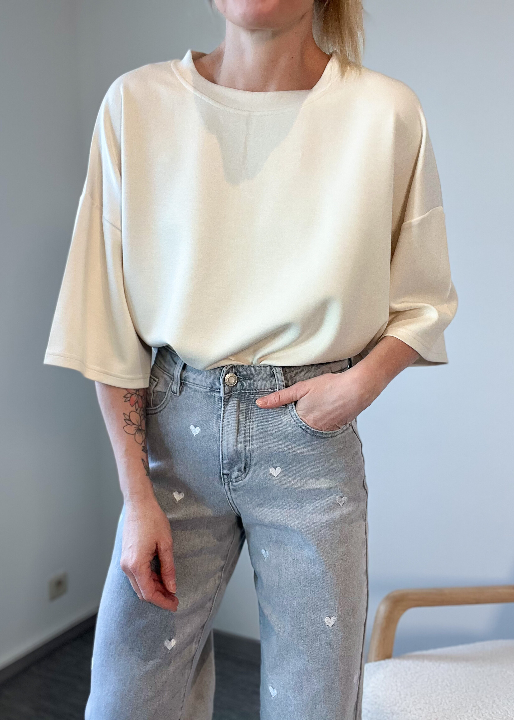 ECRU FLO TOP one size