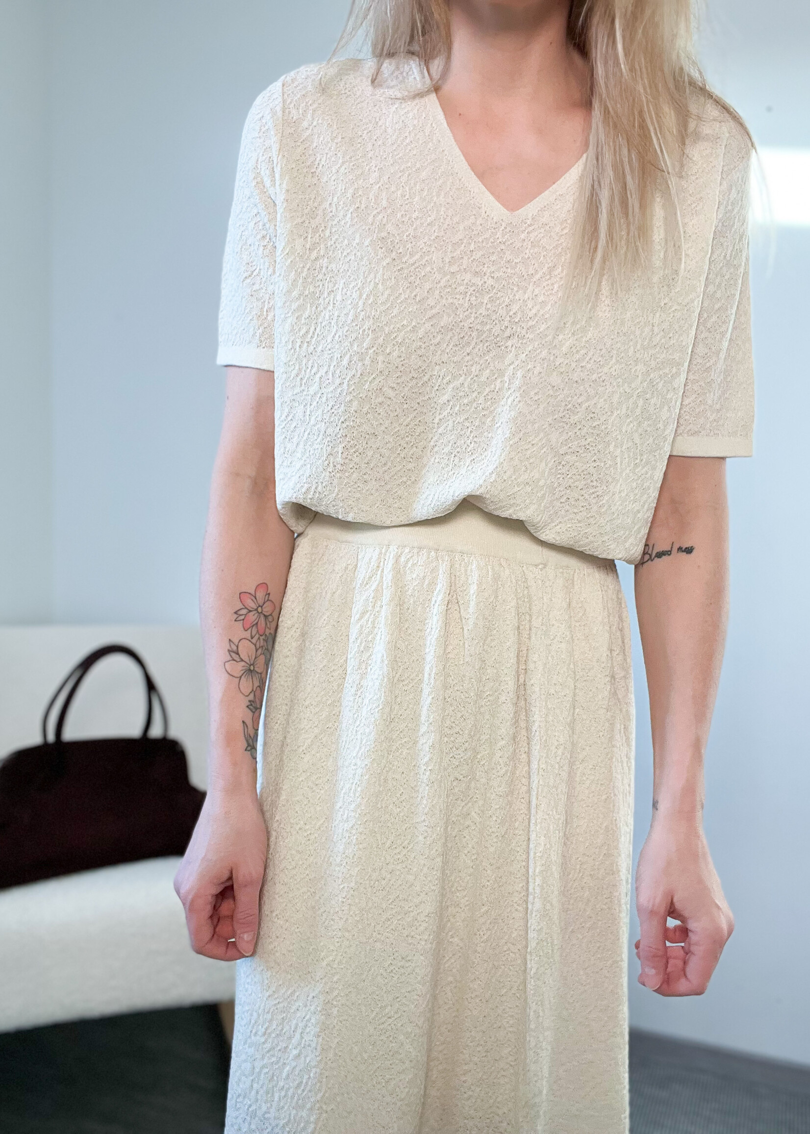 MANNIE CREME SKIRT one size