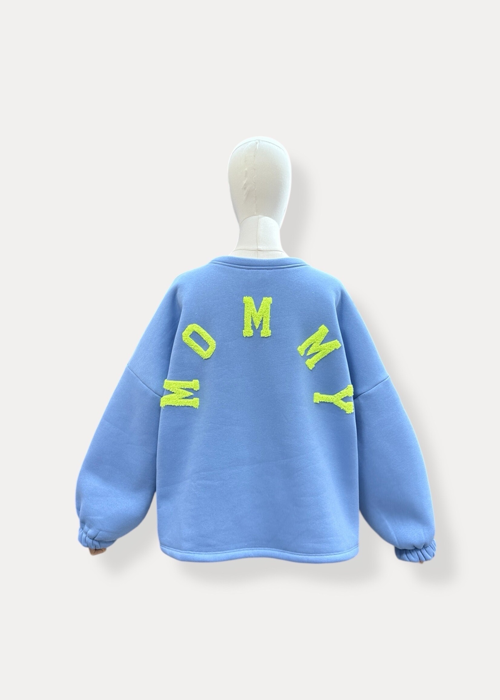 MOMMY BLUE SWEATER One size