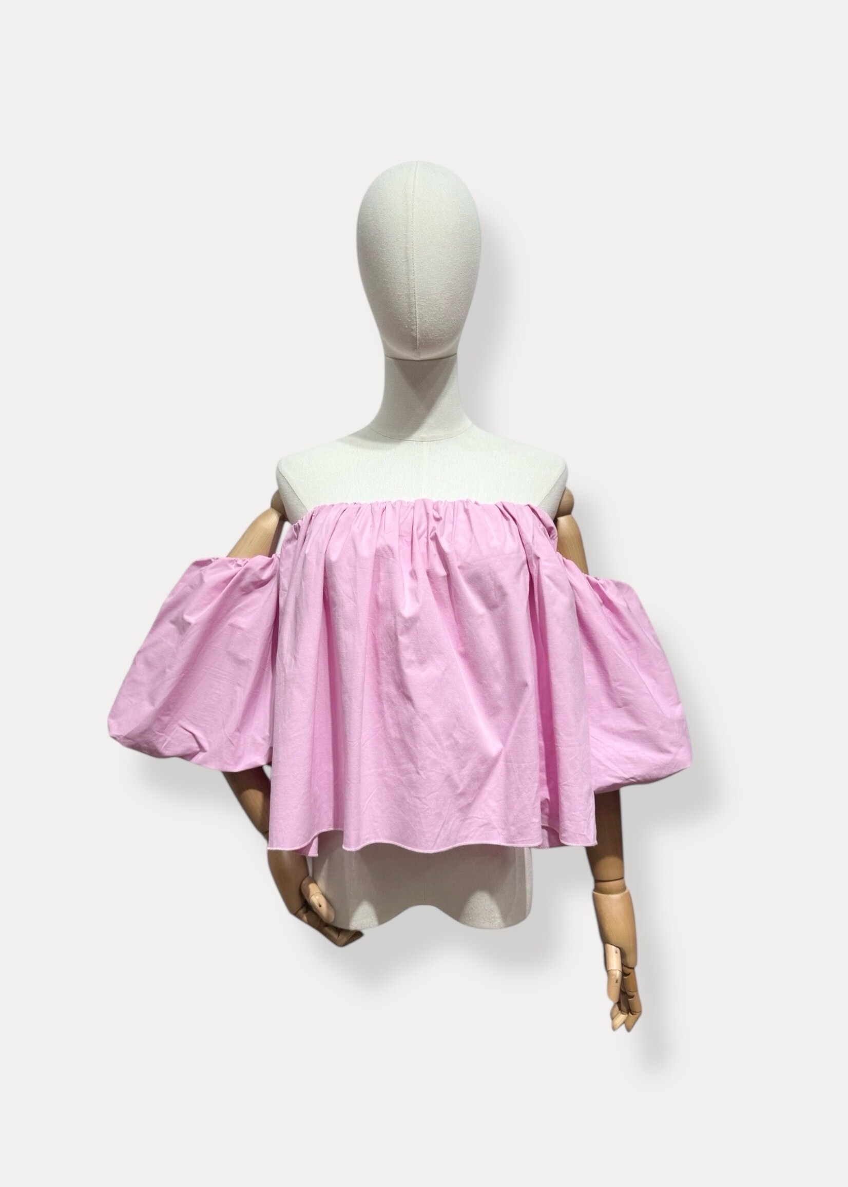 PINK OFFSHOULDER TOP One size