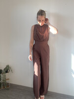 BROWN MILS JUMPSUIT