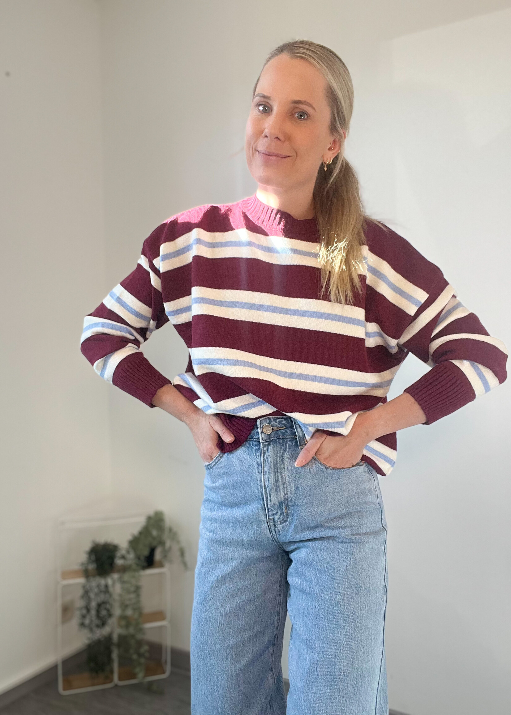 MASON BURGUNDY PULL One size