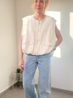 GREY KARRI TOP One size