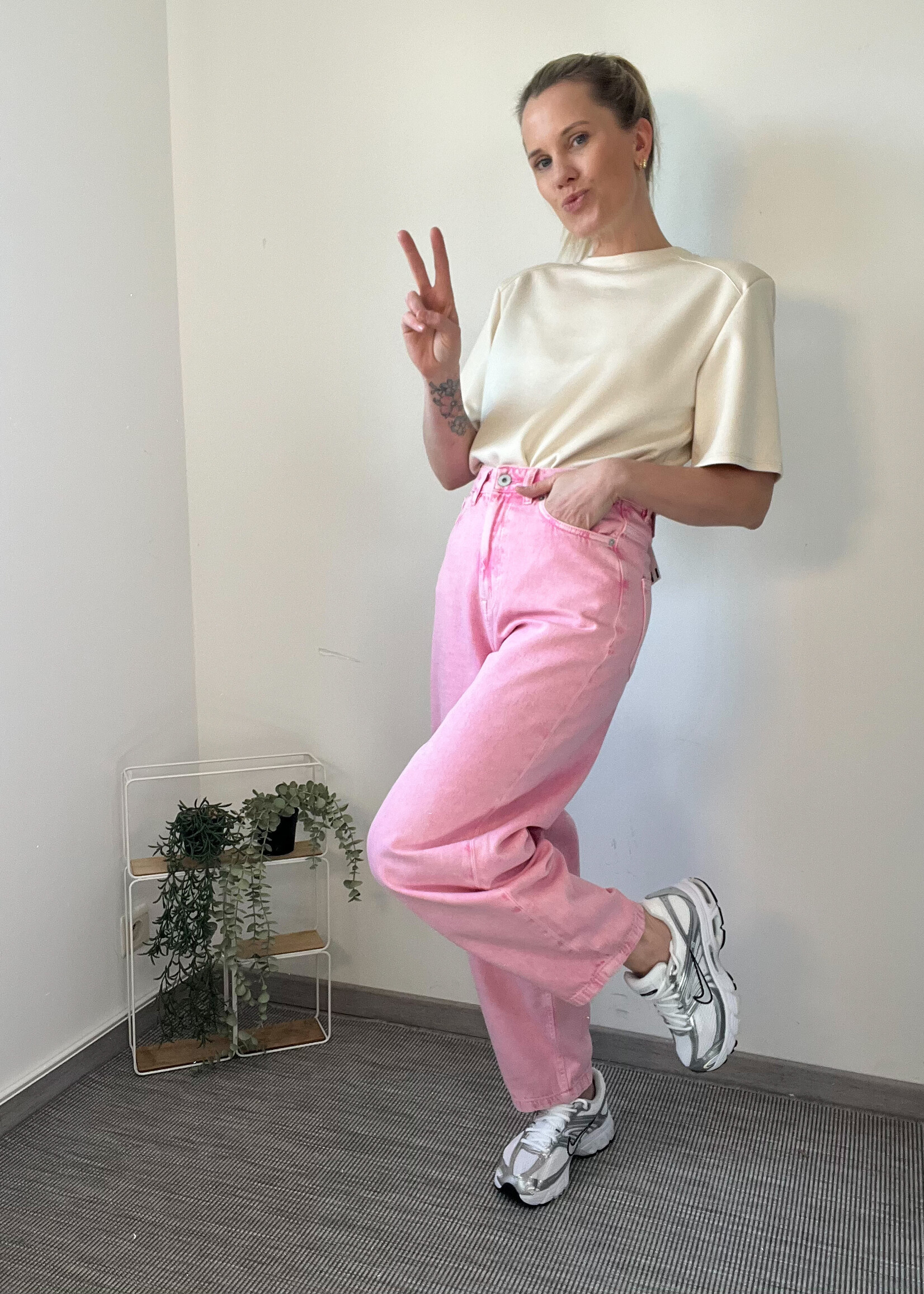 BEIGE SWEATERTOP one size