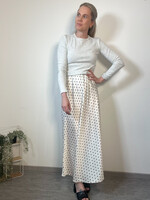 WHITE DOTS SKIRT one size