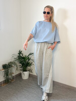 BLUE HARLOW TOP One size