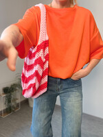 ORANGE HARLOW TOP One size