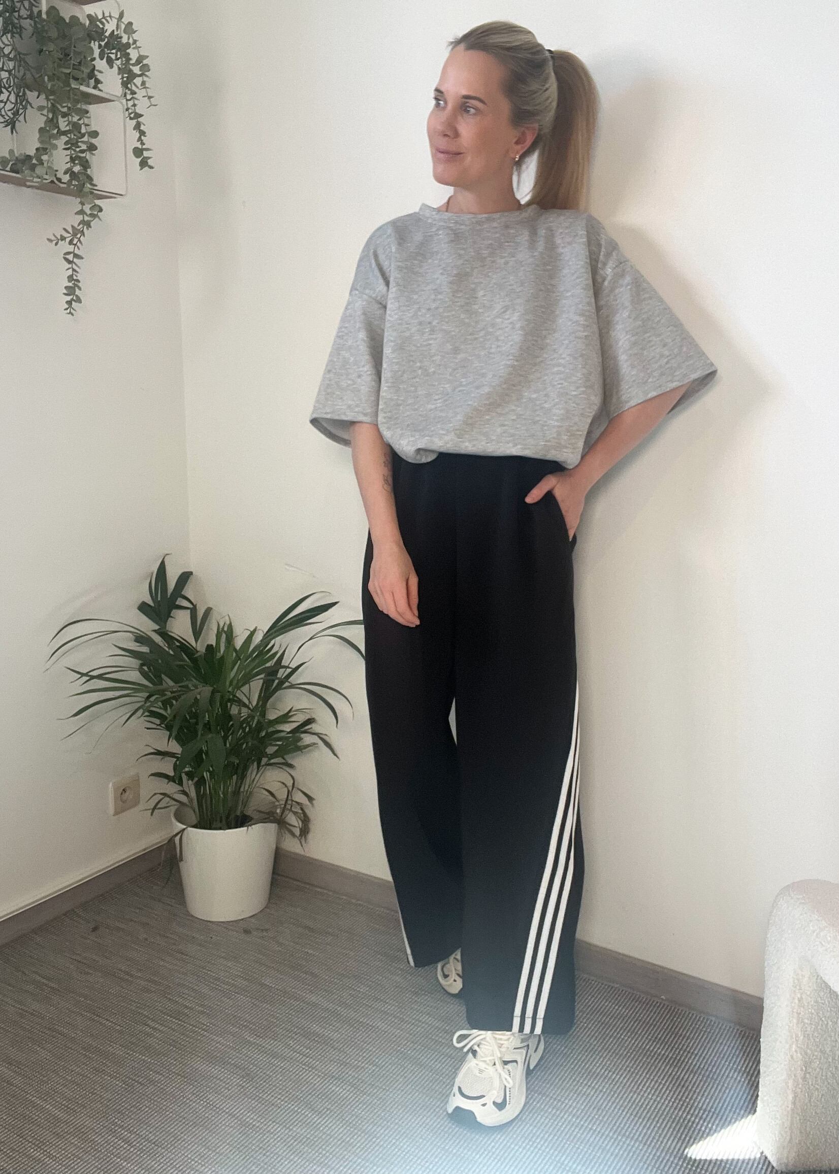 GREY HARLOW TOP one size