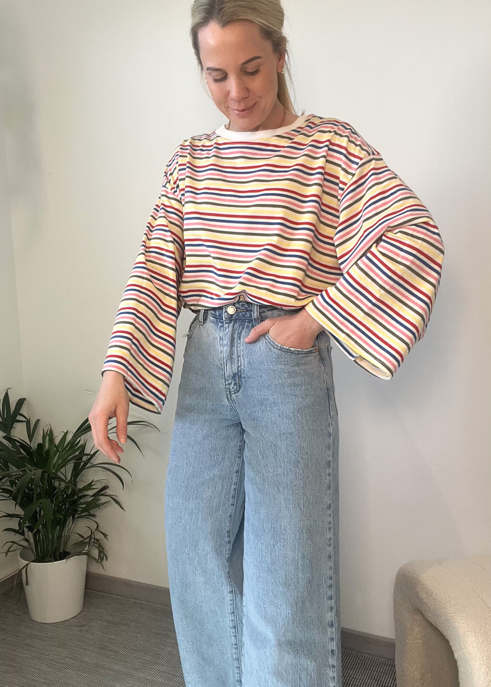 MULTI COLOR TOP one size