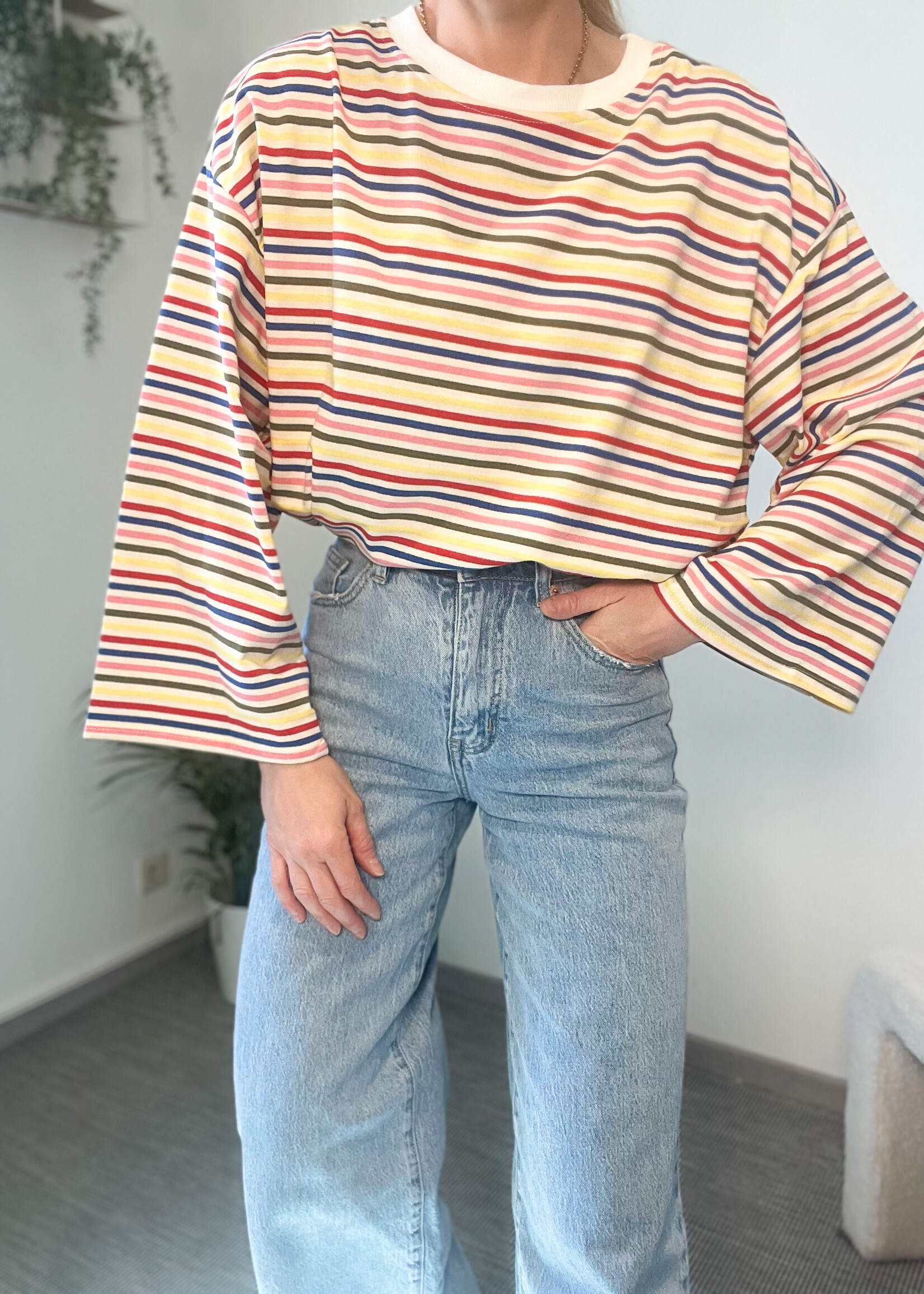MULTI COLOR TOP one size