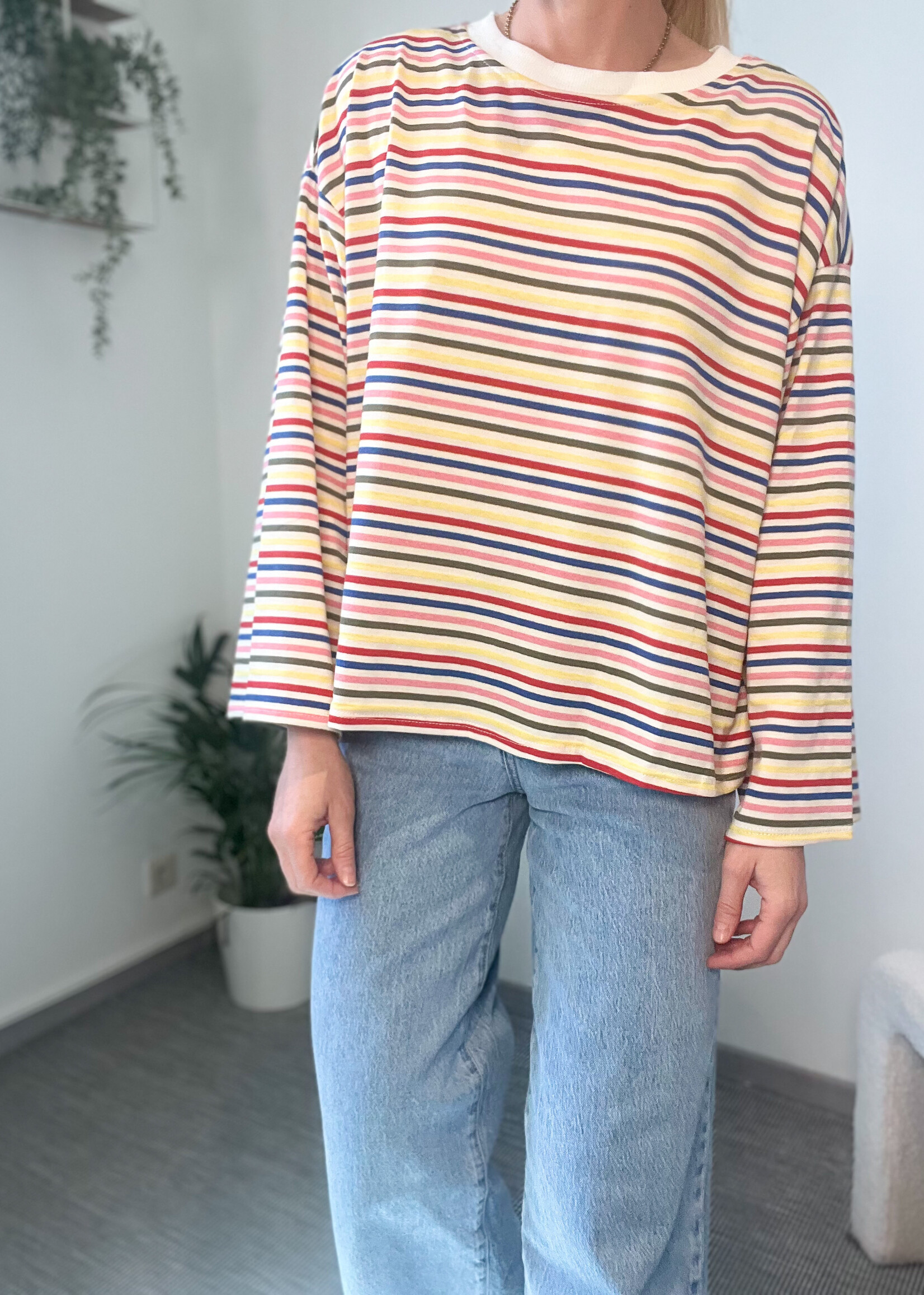 MULTI COLOR TOP one size