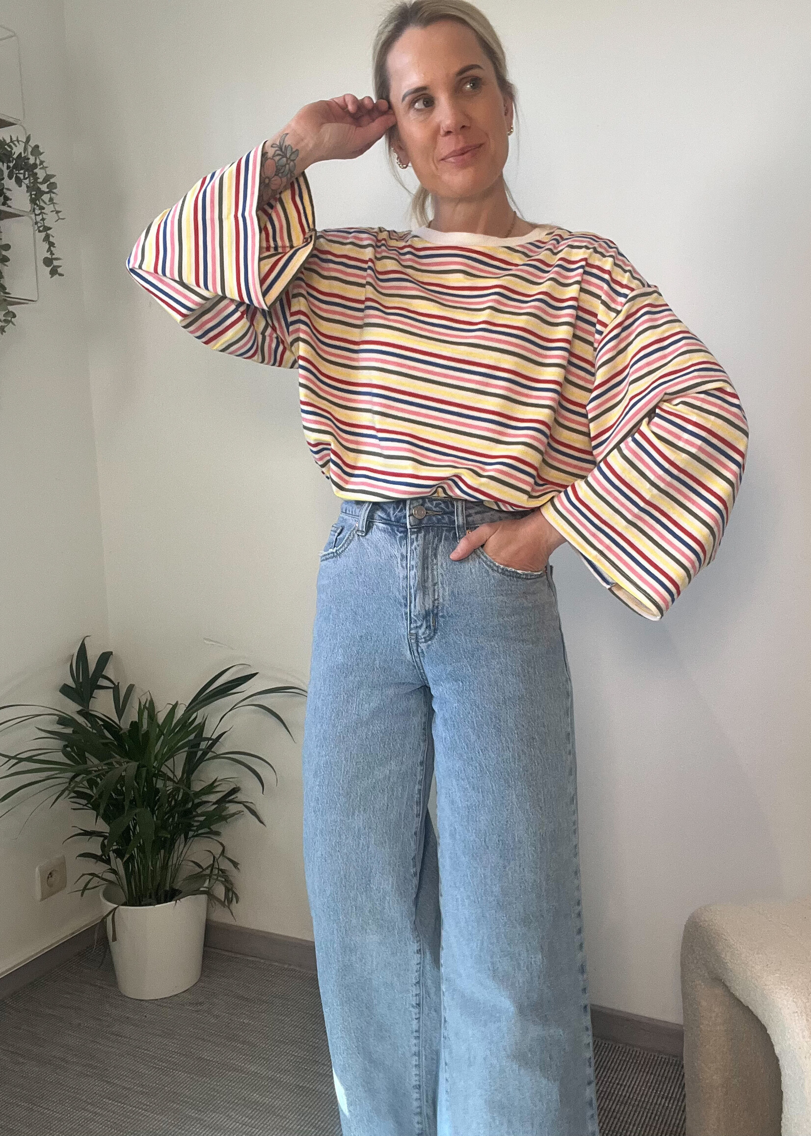 MULTI COLOR TOP one size