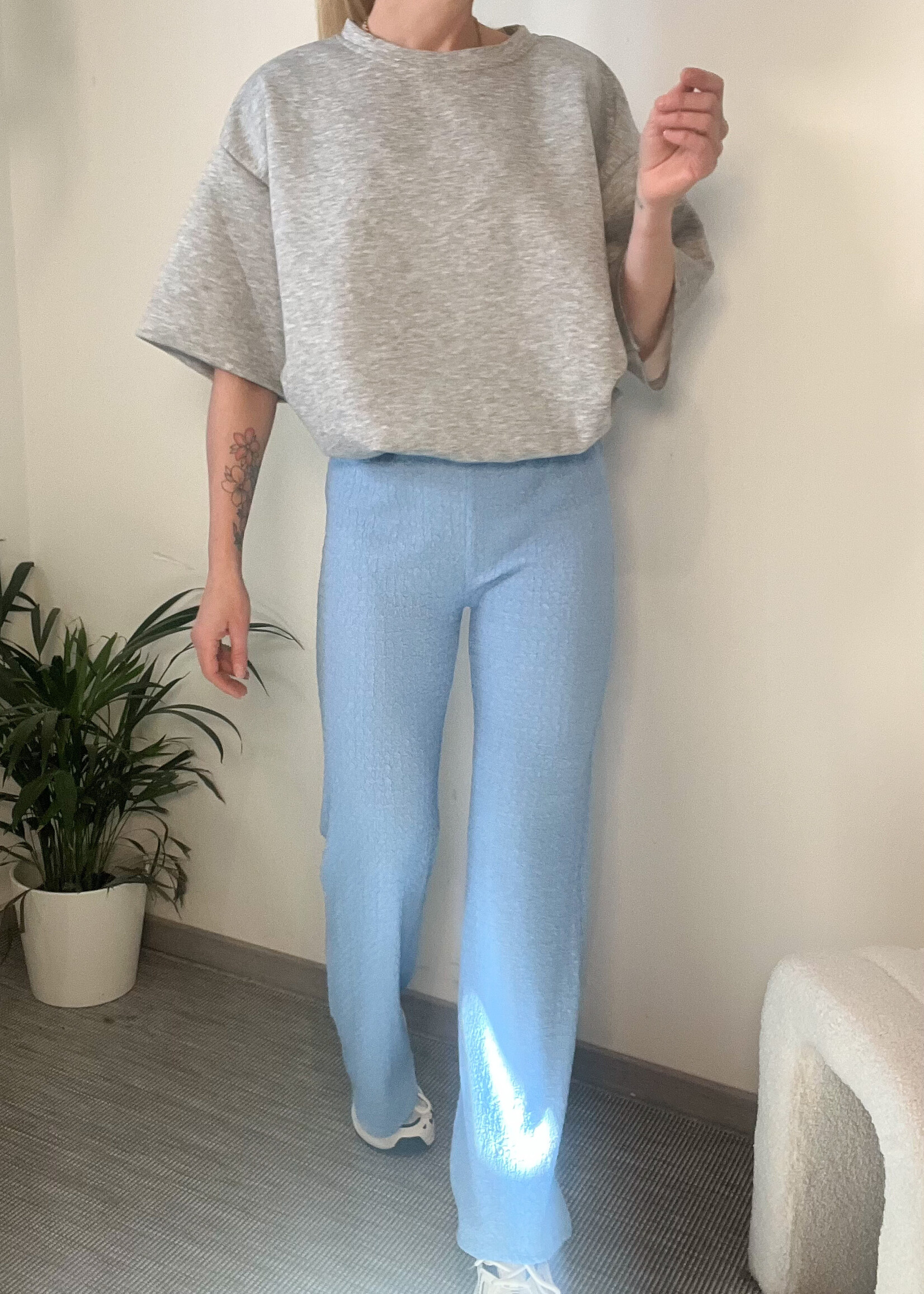 JESSY LIGHT BLUE PANTS one size